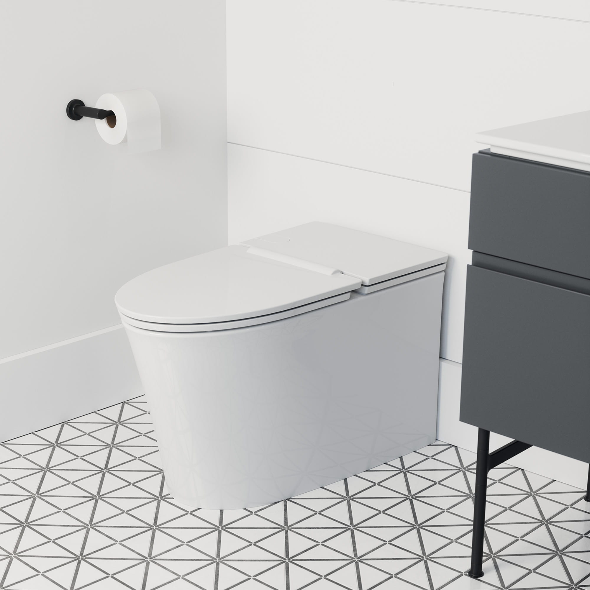 studio s sleek tankless toilet